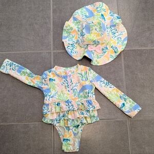 Tommy Bahama Swimsuit + Hat